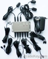 Remote Control IR Repeater/ IR Extender with 3 Receivers & 12 Emitters