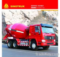 SINOTRUK diesel engine 8m3 concrete mixer truck
