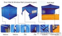 Aluminum folding tent 3x3