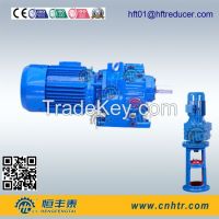 R87,R107 Helical inline gear motor for Mining roller crusher,conveyor drive,mixer