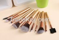12 PCS Practical Makeup Brush Set 