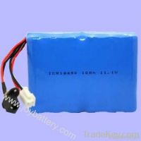 18650 11.1V 10Ah capacity Li-ion battery pack