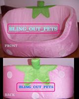 CUTE Strawberry Style Pets Bed