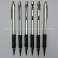 hot sale silver plastic mechanical pencil with metal clip