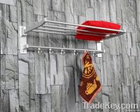 Movable towel rack