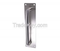 Door Pull plate Polished Stainless Steel