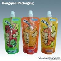 Fruit juice stand up pouch with spout