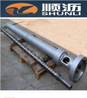Nitrided Single screw barrel for extruders and injection molding machine