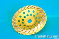 Turbo cup diamond grinding wheel for stone