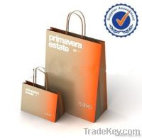 Kraft paper bag, gift paper bag, shopping bag(ORDER 100000 PCS)