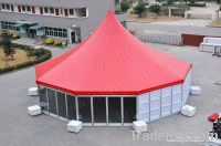 round tent with many sides