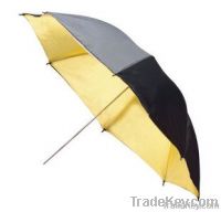 Golden Umbrella With Black Back Cover