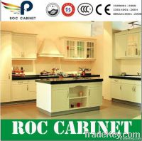 China new style solid wood kitchen cabinet