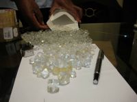 White rough raw uncut diamonds for sale