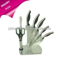 suitable handle 8 PC knife set with acrylic stand