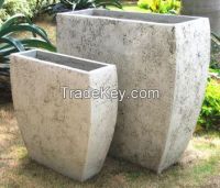 Lightweight pots, terrazzo planters, polystones planters, flower pots, cement planter