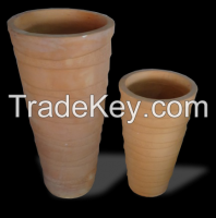 Tall Round Terracotta Planters, Clay pots for gardern