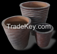 Sandblast Traditional Pot