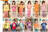 Supply Original Pajamas  Gleoite Wardrobe (gw104)  Pajamas For Summer And Autumer 2 To 10 Years