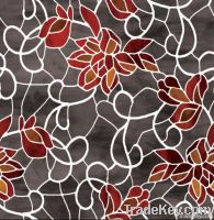stained glass mosaic low-key flower series