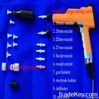 manual electrostatic powder coating machine and gun
