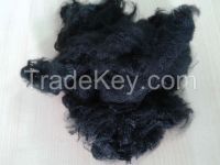Black virgin polyester staple fiber
