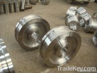 forged crane wheel, wheel forging