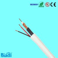 Siamese cable rg59+2c coaxial cable with power cable bc ccs cca conductor
