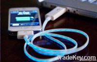 New Visible Blue LED Light USB Charging Sync Cable