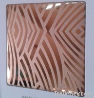 mirror etched stainless steel sheet