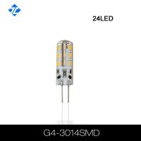 DC 12V g4 led 1.5w high lumens use 24pcs SMD 3014 LED chips best LED G4 light replace 20W halogen g4 lamp