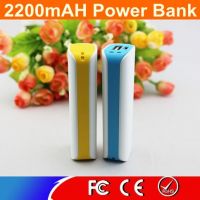 Plastic Silm Trendy Design Micro USB Power Bank 2200mAH