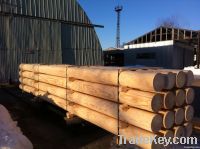 Machine rounded logs, poles / posts