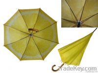 24"*8k heat tranfer printing woodem umbrella