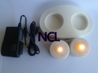 Wireless charging gravity sensor waterproof 0.1W LED Candle Light 