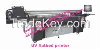 UV LED Flatbed Printer for glass, metal, wood with 512 heads