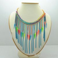 Colorful chain necklace