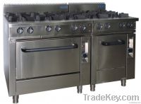 Hot Sale Commercial Kitchen Gas Stove Cooker Range With Oven