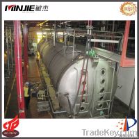 vacuum belt dryer for liquid extract