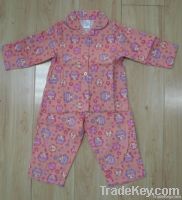 Infant Girls Flannele Pjs Sets/Baby Wear