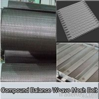 stainless steel compound blance weave mesh belt
