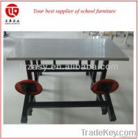 Stainless steel  cateen table and bench