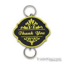 Two Sides Badge Reel with Custom Letters