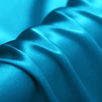 solid dyed turq 100% silk satin fabric