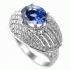 Iolite And Diamond Ring!
