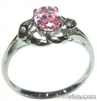 Ring with Tourmaline, Silver Jewelry, Jewelry Fashion with Gemstone