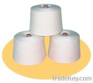 Raw white polyester Core-spun yarn, Ne 16S, covering 40D Lycra