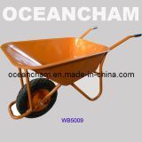 Hot Sale Yellow Colour Wheel Barrow Wb5009 with Strong Frame and Big Load