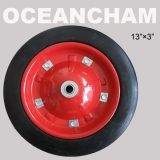 13 Inch Solid Wheel, Rubber Wheel, 13"X3"