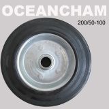 Rubber Heavy Solid Wheel 200/50-100